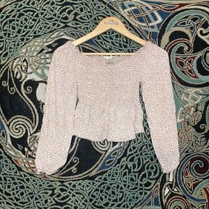 Urban Romantics Long Sleeve crop top. Size S
